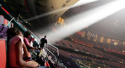 Hurricane Katrina survivors in the Superdome